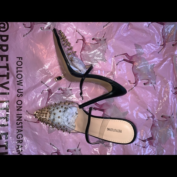 Studded heels - Picture 2 of 2